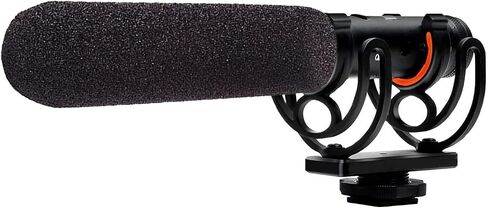 Digital Nc Advanced Super Cardioid Microphone Compatible with Panasonic HC-WXF1 (Stereo/Shotgun) with Dead Cat Wind Muff in Saudi Arabia