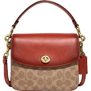 Coach Polished Pebbled Leather Cassie Crossbody 19, Grey Blue, One Size in Kuwait