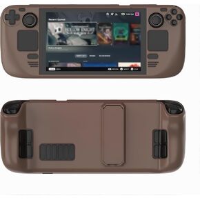 Nexytrix Steam Deck Case for LCD/OLED - Protective Cover with Kickstand, Shockproof Anti-Scratch Slim PC Shell for Gaming & Travel (Coffee) in Saudi Arabia