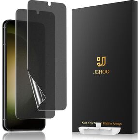 [2 Pack] واقي شاشة TPU المضاد للوهج لخصوصية TPU لـ Samsung Galaxy S23 Ultra (وليس الزجاج) ، ومستشعر بصمات الأصابع متوافقًا ، ومرونة ملصقات كاملة ، وتثبيت سهلة in Kuwait