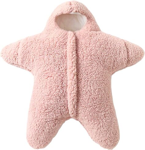 BINIDUCKLING Baby Bunting Suit Starfish Outfit for Fall & Winter Fleece Pramsuit 3-12 Months in Saudi Arabia
