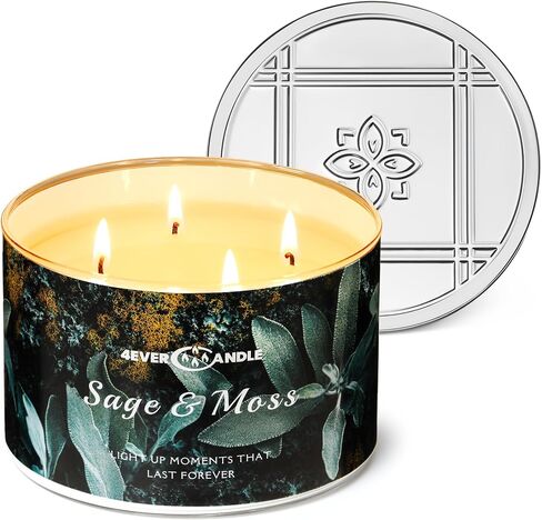 4-Wick Scented Candle - 18oz Soy Wax Blend Candle Over 50Hrs Long-Lasting Fragrance, Home Decor and Housewarming Gifts, Home Comforts in Saudi Arabia