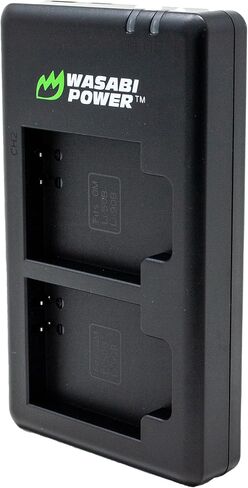 Wasabi Power Micro USB Dual Battery Charger for Sony NP-BK1 and Sony Bloggie MHS-CM5, MHS-PM5, Cyber-Shot DSC-S750, DSC-S780, DSC-S950, DSC-S980, DSC-W180, DSC-W190, DSC-W370, Webbie MHS-PM1 in Saudi Arabia