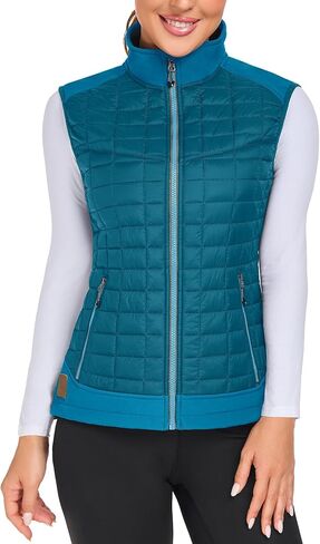 Little Donkey Andy Women's Lightweight Puffer Vest, Warm Outdoor Sleeveless Jacket for Hiking Travel Running Golf in Saudi Arabia