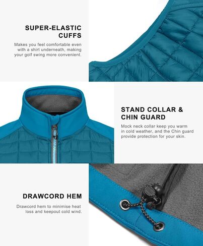 Little Donkey Andy Women's Lightweight Puffer Vest, Warm Outdoor Sleeveless Jacket for Hiking Travel Running Golf in Saudi Arabia