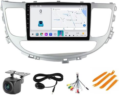 راديو سيارة لـ Hyundai Genesis Sedan 2009-2014 2G+64G ، Biorunn 9 Inches Touchscreen Unces Stereo Unit Wireless Carplay Android Auto-Tooth GPS Mavigation WiFi FM SWC RDS in Kuwait