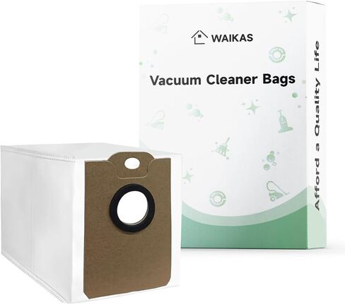 6-Pack MS1 Vacuum Bags for MONSGA MS1 MAX Robot Vacuum - Replacement Parts, Disposable Large Capacity Dust Bags in Saudi Arabia