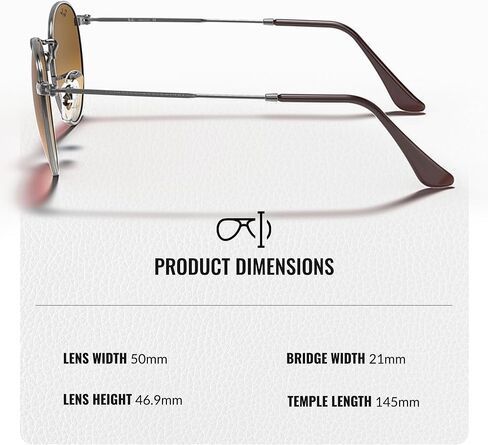 Ray-Ban RB3447N ROUND FLAT LENSES Round Shaped Sunglasses for Men & Women with Official RAYBAN Eyewear Kit in Saudi Arabia