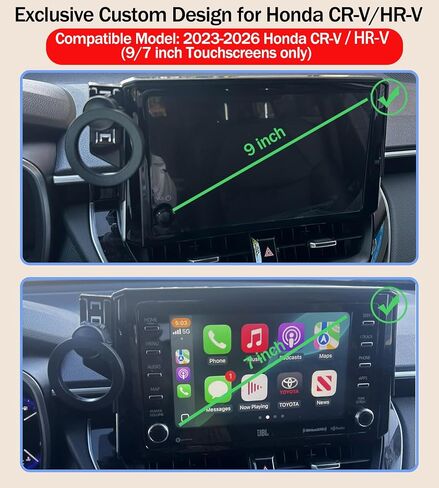 Magnetic Phone Holder for Honda Civic 2026 2025 2024 2023 2022 [11th Gen 7/9-inch Screen] Car Phone Mount for Civic Hatchback Sedan Touchscreen, Compatible with MagSafe in Kuwait