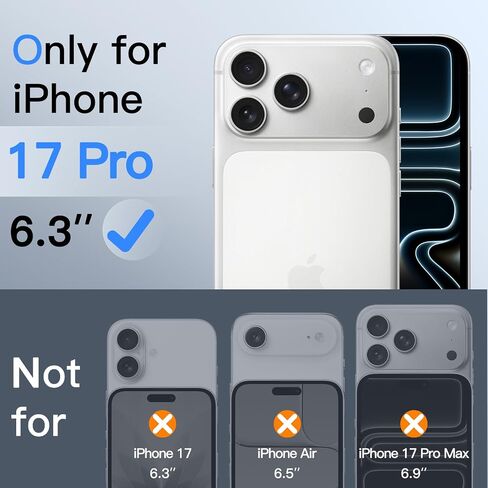 JETech 360 Degree Privacy Screen Protector for iPhone 17 Pro 6.3-Inch, 4-Way Anti-Spy Tempered Glass Film with Easy Installation Tool, 2-Pack in Saudi Arabia