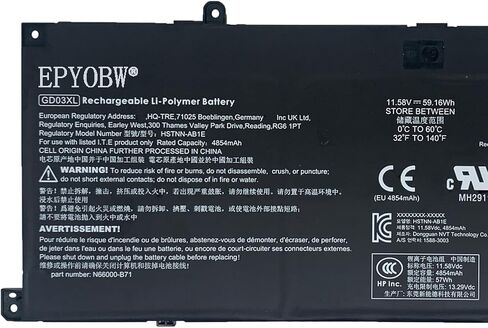 WK06XL Battery 83Wh Compatible with HP Omen 16-WD 16-XF 16-XD 16-B 16-WF 16-C 16T-C 17-CP 17-CK 17T-CK 16-K 16-N/Omen 8 Plus 17-CK/Victus 16-R Series HSTNN-WB0C HSTNN-OB2I M41640-CD1 in Saudi Arabia