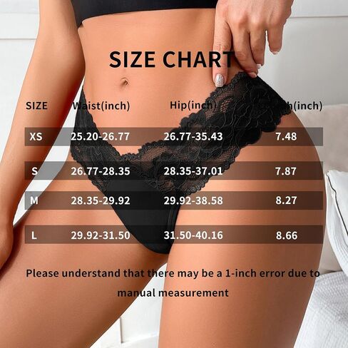 Sexy Sheer Lace Mid-Rise Women's Thong Panties - Nylon Knit Underwear, Lingerie Intimates for Ladies in Saudi Arabia