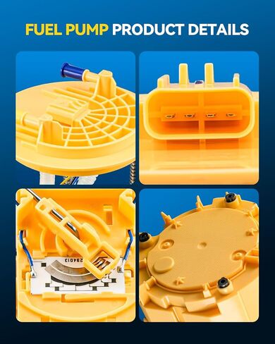 KAX FG0928 Electric Fuel Pump Assembly, Fit for PT Cruiser 2005 2006 2007 2008 2009 2010, L4 2.4L, Replace # E16121, E2197M, E7189M, E7207, P76095M, SP7189M, TU163 in Saudi Arabia