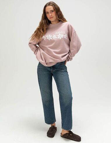 Billabong Ride In Womens Oversized Crewneck Sweatshirt in Saudi Arabia