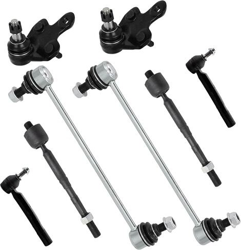 Front End Suspension Kit Compatible with 2005-2010 Honda Odyssey Automotive Replacement Inner and Outer Tie Rod Ends and Sway Bar, ES800224 EV800226 K750304 in Kuwait