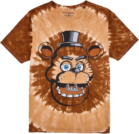 تي شيرت Five Nights at Freddy's Freddy Fazbear للرجال بأكمام قصيرة باللون البني in Saudi Arabia