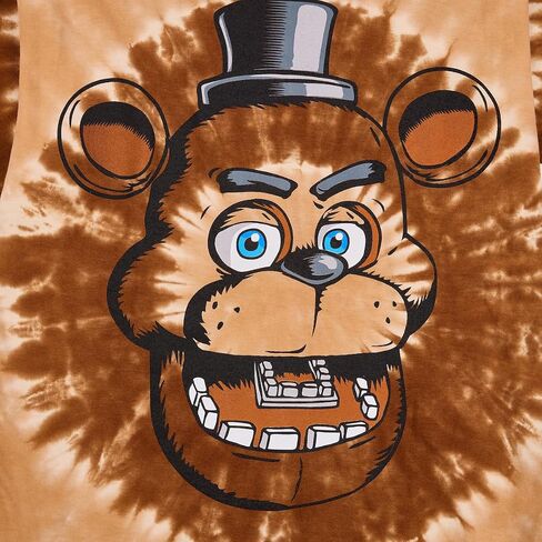 تي شيرت Five Nights at Freddy's Freddy Fazbear للرجال بأكمام قصيرة باللون البني in Saudi Arabia