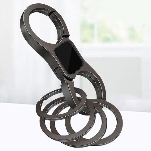 Quick Release Keychain with 4 Key Rings, Heavy-Duty Car Key Organizer for Men and Women. in Saudi Arabia