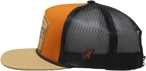 Hooey Men's Trip Adjustable Snapback Trucker Mesh Back Hat (Tan/Black) in Saudi Arabia