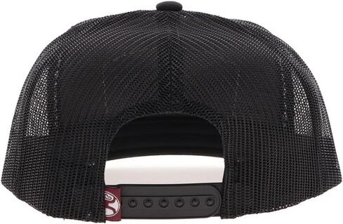 Hooey Men's Trip Adjustable Snapback Trucker Mesh Back Hat (Tan/Black) in Saudi Arabia