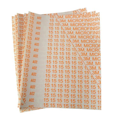 10/Pk 8-1/2 بوصة × 11 بوصة 3M طبقة تشطيب دقيقة إمبراطوري 15 ميكرون 600 حصى صنع المجوهرات أوراق تلميع رطبة أو جافة in Kuwait