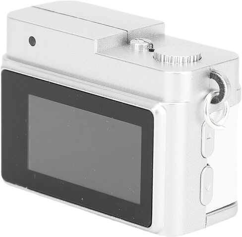 VBESTLIFE Keychain Digital Camera, 1080P HD Portable Small Compact Video Recorde with Flash Light and Chain Necklace, for Travel, Vlog (White) in Saudi Arabia