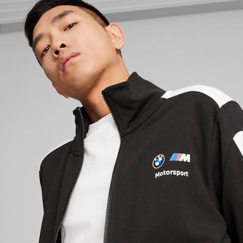 PUMA Men's BMW M Motorsport MT7 Track Jacket, PUMA Black-SS24, Small in Saudi Arabia