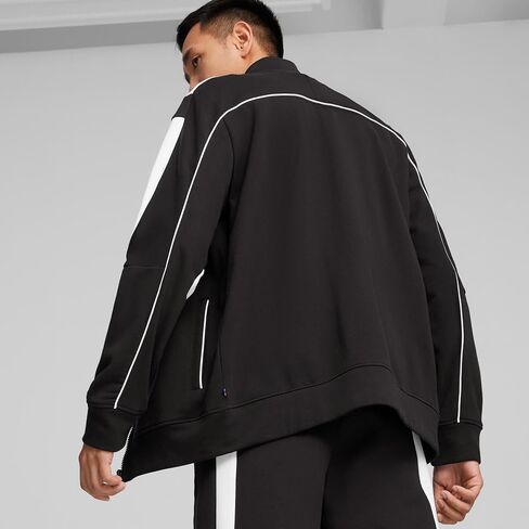 PUMA Men's BMW M Motorsport MT7 Track Jacket, PUMA Black-SS24, Small in Saudi Arabia