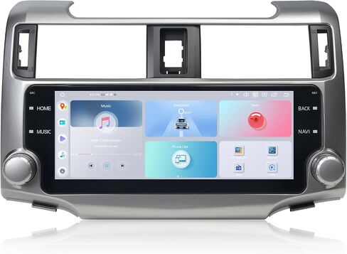 ROADANVI X12 10.25 "Stereo Car toyota 4runner 2010-2019 Wireless Carplay Android Auto 4G LTE Car Radio 2K 1920 × 720 Qled Touch Head Unit Android 12 GPS Mavigation in Kuwait