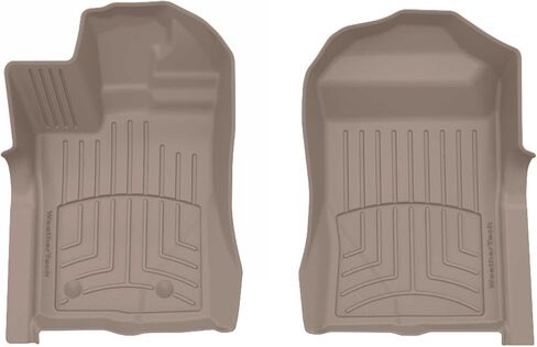 WeatherTech FloorLiner HP Custom Fit Floor Mats for Ford Ranger, Ranger Raptor - 1st Row (4418491IM), Black in Saudi Arabia