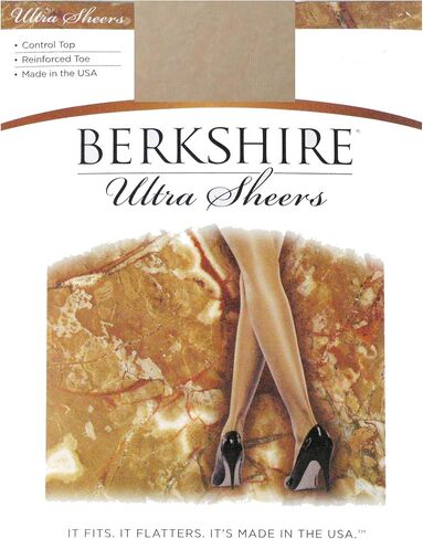 Berkshire Women's Ultra Sheer Control Top Pantyhose 4419 - Reinforced Toe in Kuwait