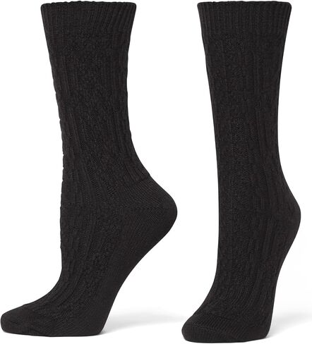 HUE Women's Crew Length Boot Socks, 2 Pair Pack in Kuwait