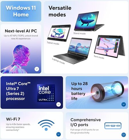 ASUS Vivobook S 14 Copilot+ PC Laptop 14" WUXGA OLED 60Hz Laptop Intel Core Ultra 7 258V 32GB RAM 1TB SSD, Black, Windows 11 Pro in Saudi Arabia