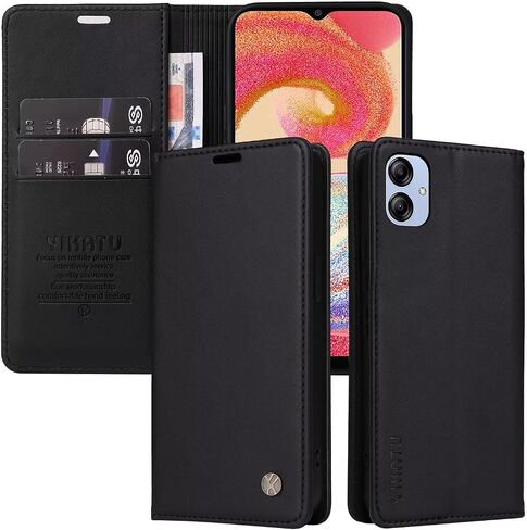Case Compatible Xiaomi 12 Lite with Flip Case Book Cover Premium PU Leather Magnetic Folding Stand Case for Xiaomi 12 Lite, Black in Saudi Arabia