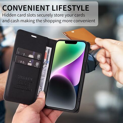 Case Compatible Xiaomi 12 Lite with Flip Case Book Cover Premium PU Leather Magnetic Folding Stand Case for Xiaomi 12 Lite, Black in Saudi Arabia