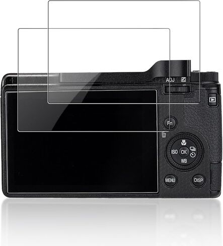 واقي شاشة Ricoh GR IV - 3 عبوات من الزجاج المقوى للعرض، صلابة 9H، مضاد للخدش، وضوح عالي الدقة، خالي من الفقاعات، مقاوم لبصمات الأصابع in Kuwait
