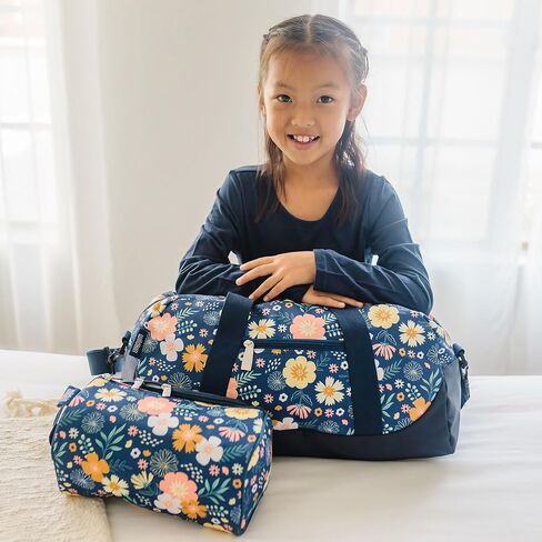 Wildkin Kids Overnighter Duffel Bags for Boys & Girls, Perfect for Early Elementary Sleepovers Duffel Bag for Kids, Carry-On Size & Ideal for School or Overnight Travel Bag (Monsters) in Saudi Arabia