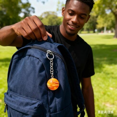 Portable Pendant Solar System Keychain - Real Planetary Pendants with Zodiac Signs Pendant Jewelry Glow in Dark（the Earth） in Saudi Arabia