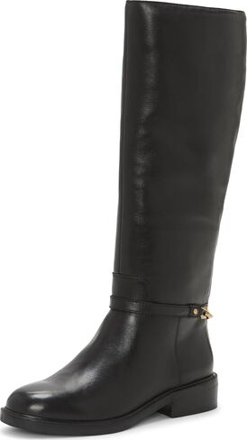 Vince Camuto Women's Adria Ankle Link Extra Wide Calf Knee High Riding Boot, Rich Mahogany, W 9.5 in Saudi Arabia