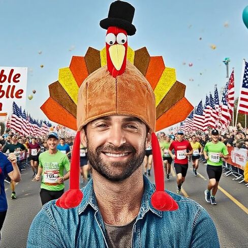 Thanksgiving Turkey Hats Turkey Cap for Men WomenThanksgiving Night Event Dress-up Cosplay Costume Accessories in Kuwait