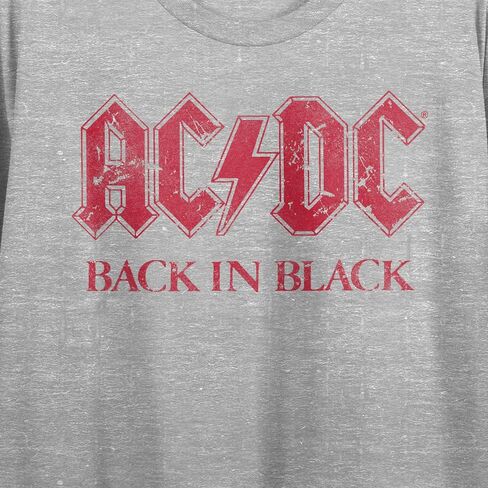 ACDC الأسترالية، فرقة الروك، الروك آند رول، الموسيقى، الأغنية على تي شيرت أسود قصير الأكمام للكبار in Kuwait