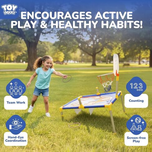 حقائب فول لعبة Toy Life Tower Carnival Games ، Cornhole ، ألعاب في الهواء الطلق للأطفال الذين تتراوح أعمارهم بين 4 و 8 سنوات ، لعبة الفناء الخلفي الرياضي واللعب في الهواء الطلق ، والألعاب الخارجية للأعمار من 5 إلى 7 سنوات ، حفلة عيد ميلاد عائلة العائلة ،  in Saudi Arabia