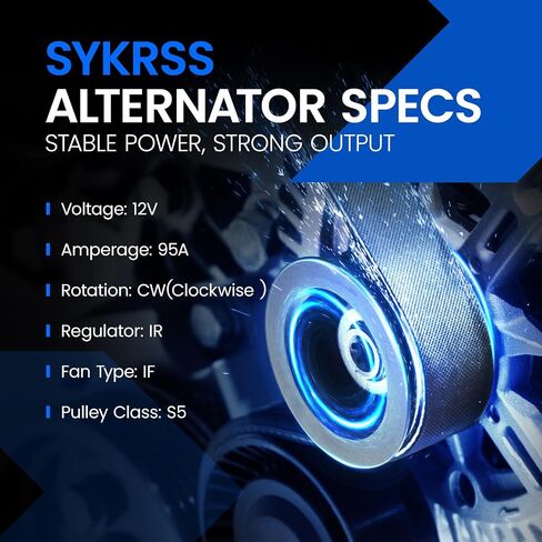 Alternator Compatible with Honda Civic 2001-2005 1.7L L4, Compatible with Acura EL 2001-2005 L4 1.7L, 70AMP 13893N 06311PLM505RM 31100-PLM-A01A02 02RM AHGA50 64 400-48035 90-27-3268 A005TA6991A in Saudi Arabia