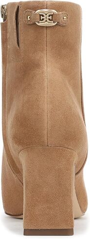 Sam Edelman Women's Saige Ankle Boot, Black Leather, 6.5 in Saudi Arabia