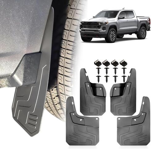 XUKEY 4PCS Mud Flaps Splash Guard for Chevrolet Chevy Trailblazer 2020 2021 2022 2023 2024 2025 Mudguards Mudflaps Fender Tire Protector Rear Front Car Accessories Replacement in Saudi Arabia