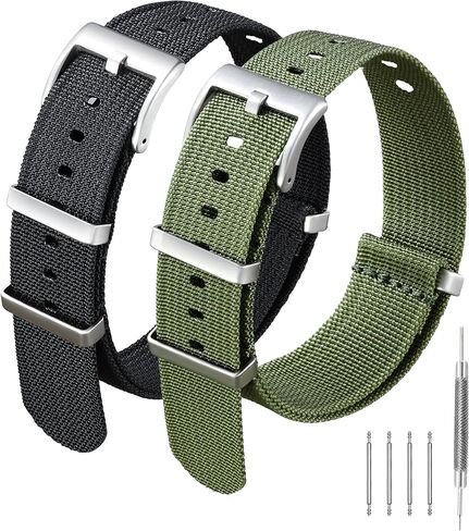 حزام Stanchev لساعة Omega x Swatch MoonSwatch/ساعة رولكس/ساعة SEIKO 20 مم، حزام بديل من النايلون لساعة Omega X Swatch Moonswatch Speedmaster in Kuwait
