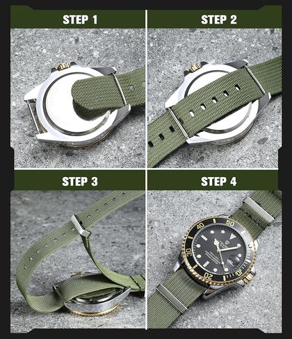 حزام Stanchev لساعة Omega x Swatch MoonSwatch/ساعة رولكس/ساعة SEIKO 20 مم، حزام بديل من النايلون لساعة Omega X Swatch Moonswatch Speedmaster in Kuwait