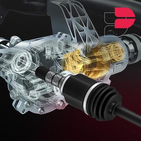 BDFHYK 2PCS NCV69170 CV Axle Shaft Assembly Front Left+Right Compatible with Lexus GX460; Compatible with Lexus GX470; Compatible with Toyota 4Runner FJ Cruiser Tacoma in Saudi Arabia