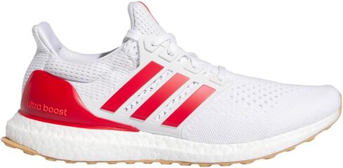 adidas Men's Ultraboost 1.0 DNA Sneaker, White/Better Scarlet/Gum, 12.5 in Saudi Arabia