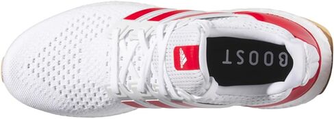adidas Men's Ultraboost 1.0 DNA Sneaker, White/Better Scarlet/Gum, 12.5 in Saudi Arabia